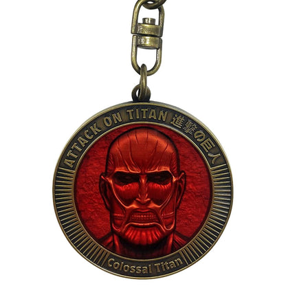 Attack on Titan - Colossal Titan Medallion - Schlüsselanhänger