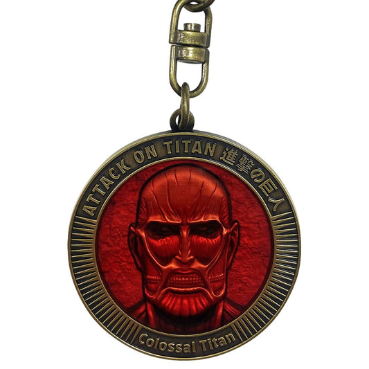 Attack on Titan - Colossal Titan Medallion - Schlüsselanhänger