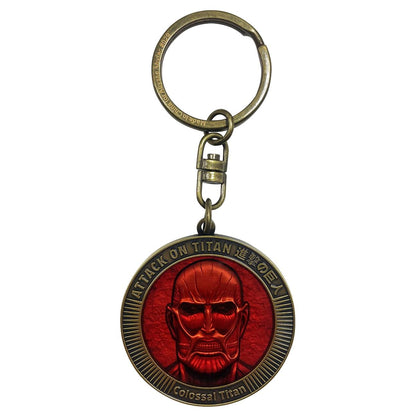 Attack on Titan - Colossal Titan Medallion - Schlüsselanhänger