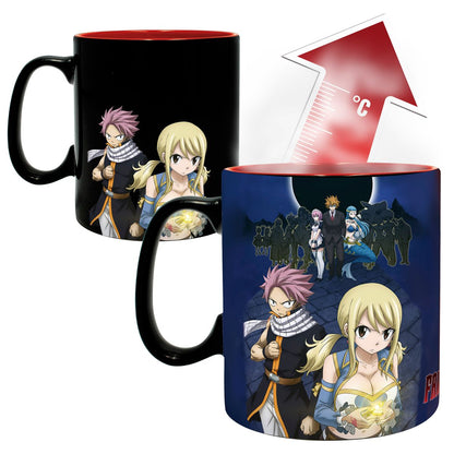 Fairy Tail - Natsu &amp; Lucy - XXL color changing mug