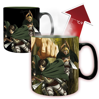 Attack on Titan - Titan Eren - XXL-Farbwechsel-Tasse