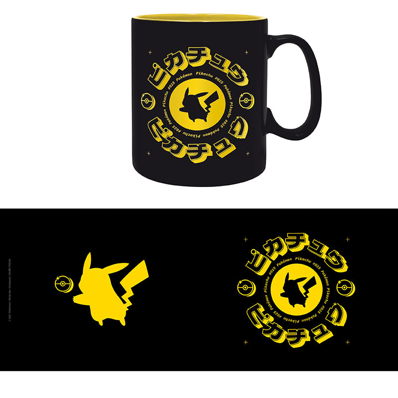 Pokémon - Pikachu Black Iconic - XL-Tasse