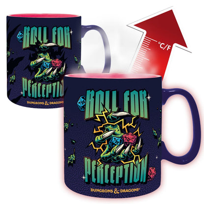 Dungeons & Dragons - Perception - XXL-Farbwechsel-Tasse