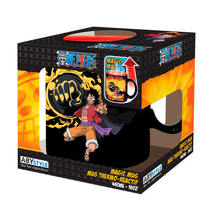 One Piece - Luffy vs Kaidou - XXL-Farbwechsel-Tasse