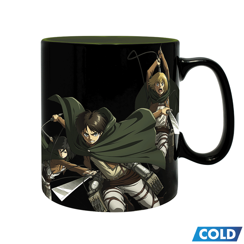 Attack on Titan - Titan Eren - XXL-Farbwechsel-Tasse