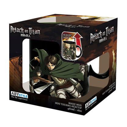 Attack on Titan - Titan Eren - XXL-Farbwechsel-Tasse