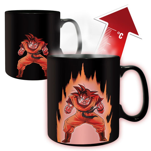 Dragon Ball - Goku Kaioken - XXL-Farbwechsel-Tasse