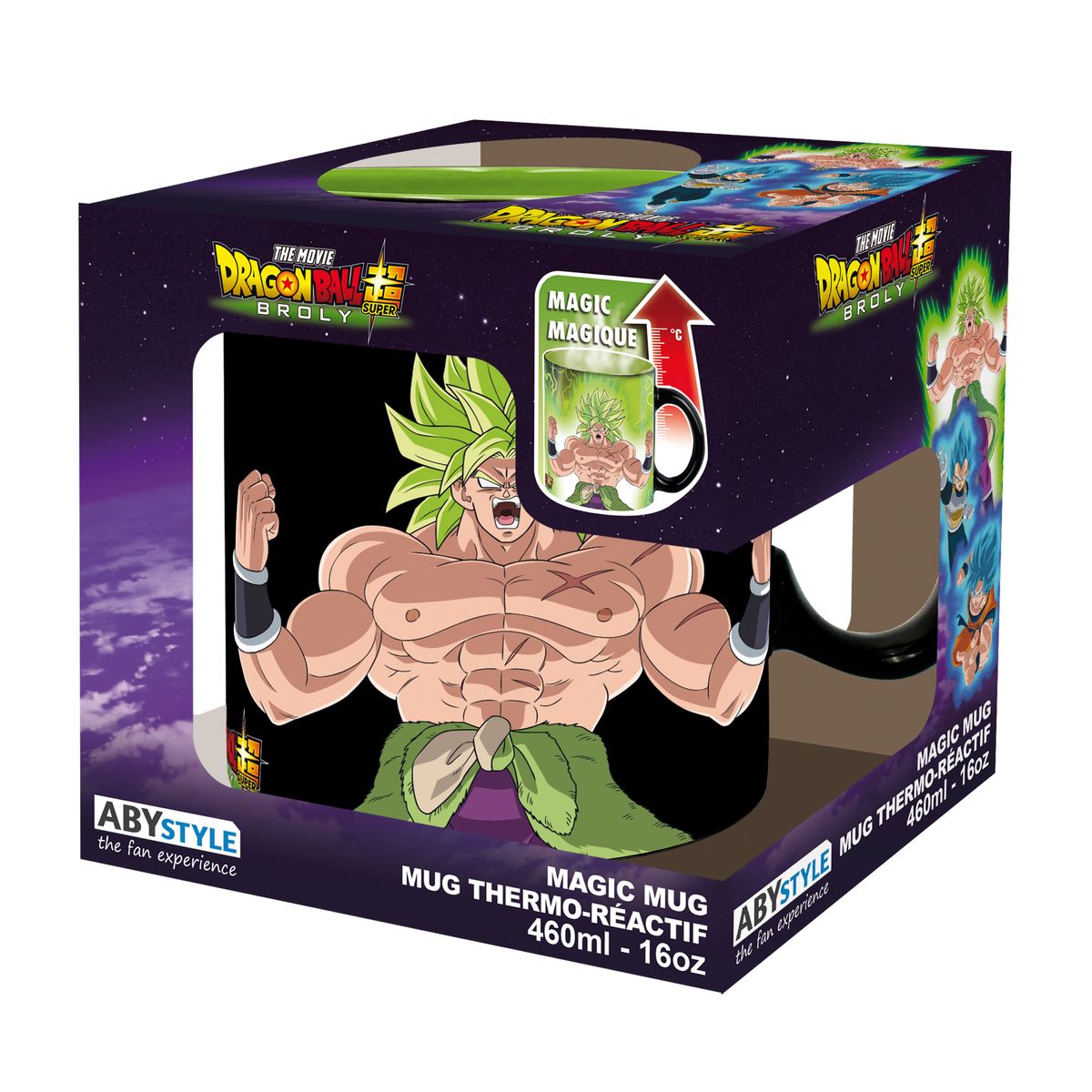 Dragon Ball - Broly vs. Gogeta - XXL-Farbwechsel-Tasse