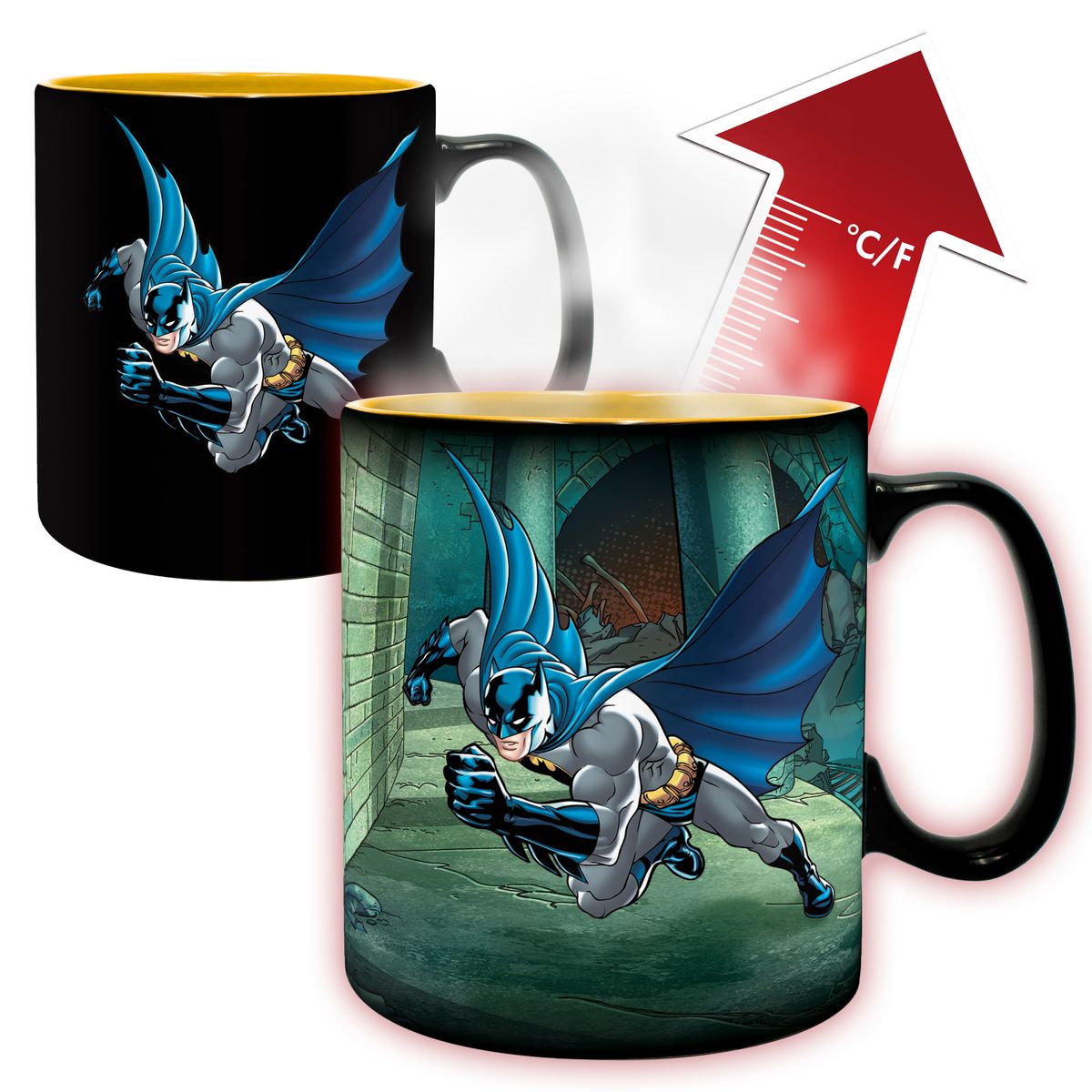 Batman - Batman & Joker - XXL-Farbwechsel-Tasse