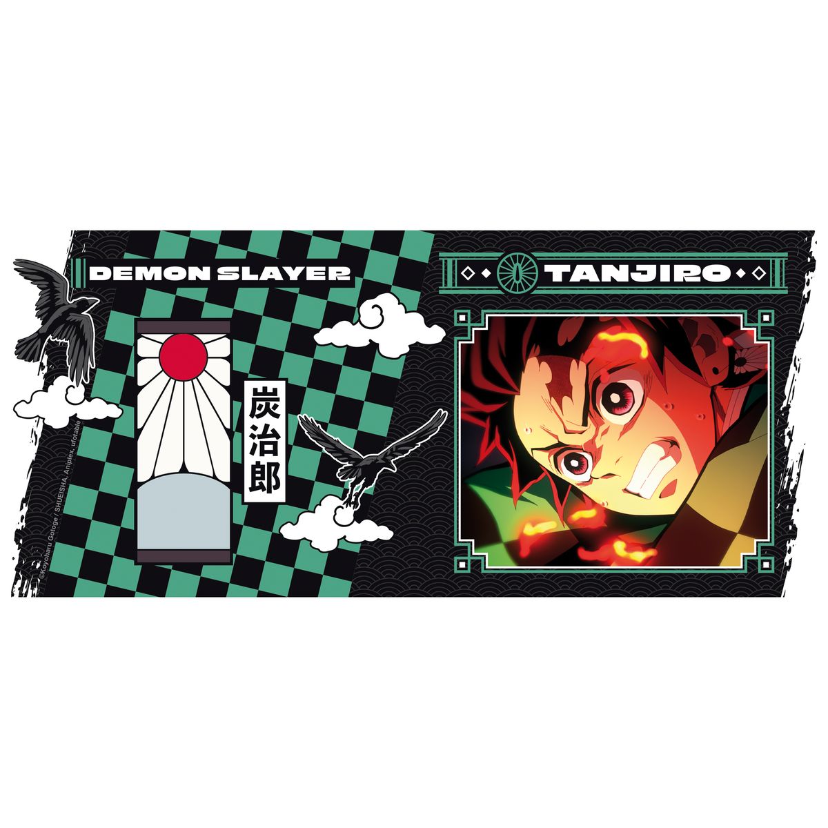 Demon Slayer - Tanjiro black &amp; green - XXL cup
