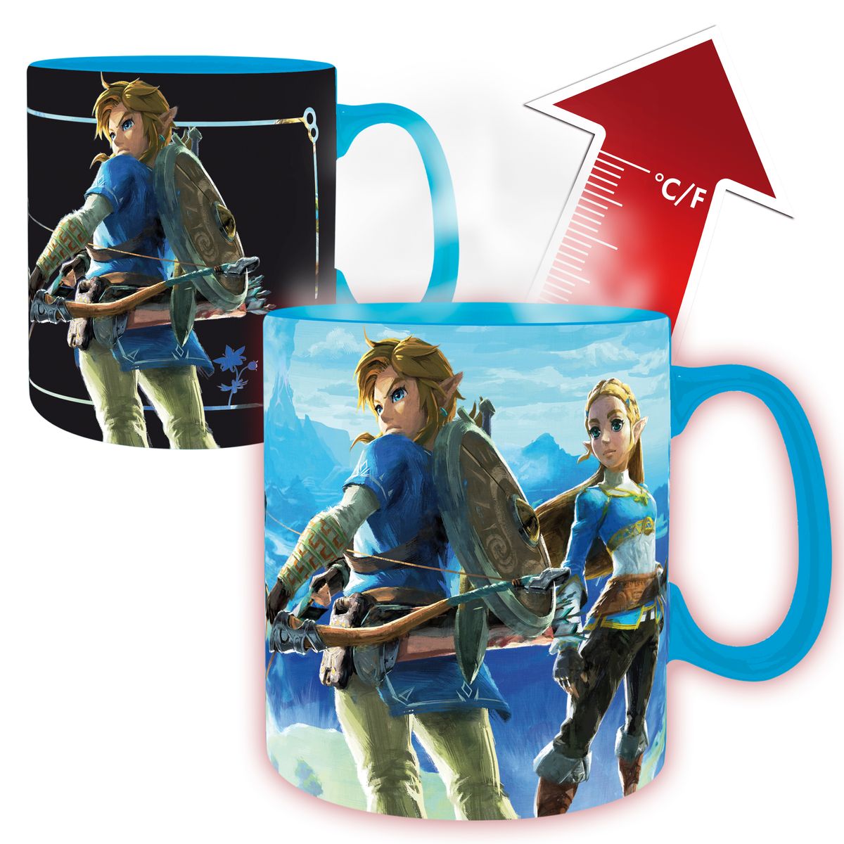The Legend of Zelda - Breath of the Wild - XXL Farbwechsel-Tasse