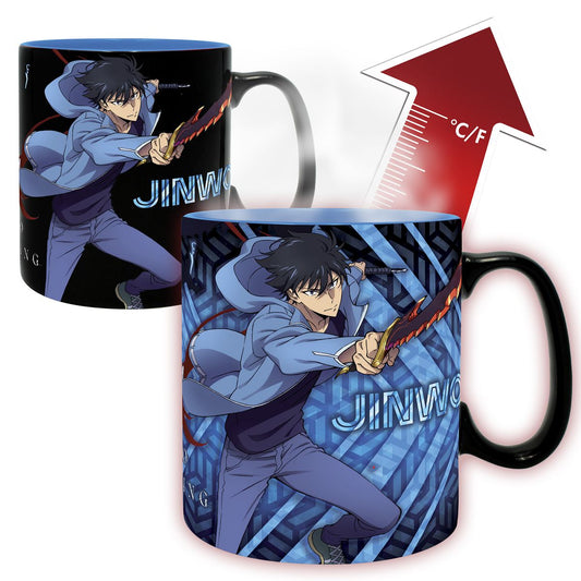 Solo Leveling - Jinwoo & Igris - XXL Farbwechsel-Tasse