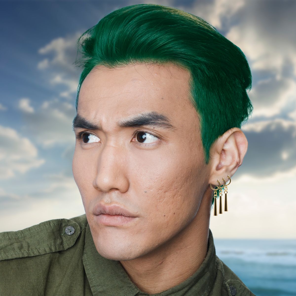 One Piece - Zoro - replica earring set