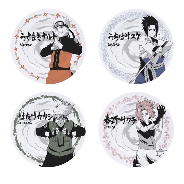 Naruto - Team 7 - Plate set of 4