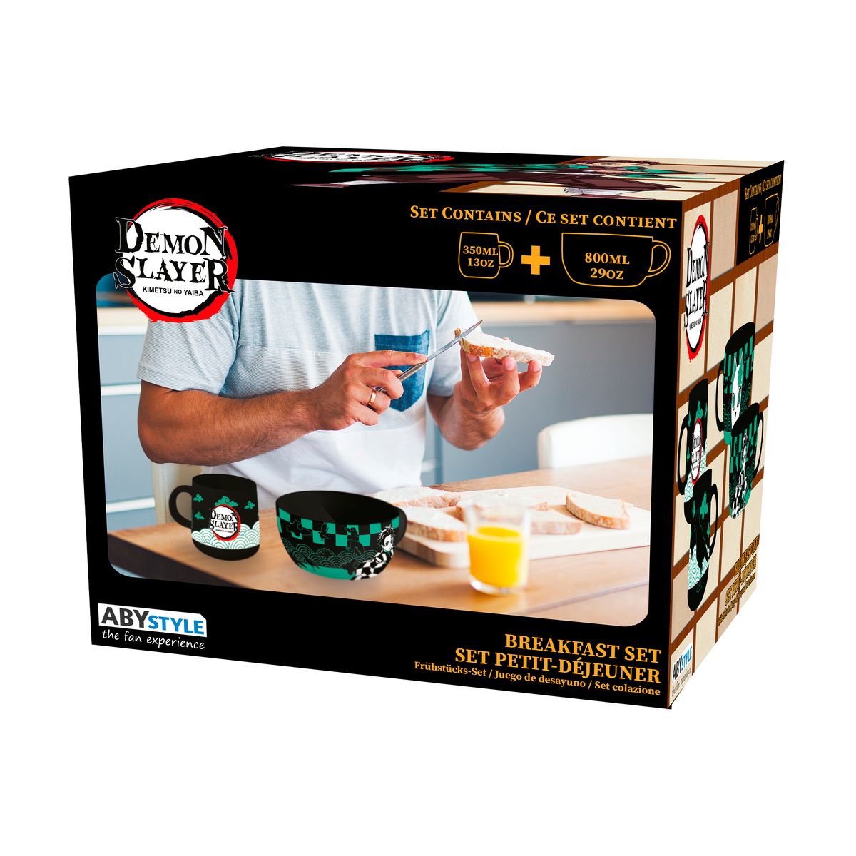 Demon Slayer - Tanjiro - Frühstücks-Set