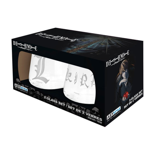 Death Note - Kira & L - 2er-Set - Gläser