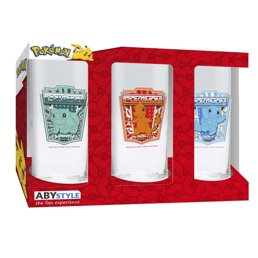 Pokémon - Starter - Gläser-Set