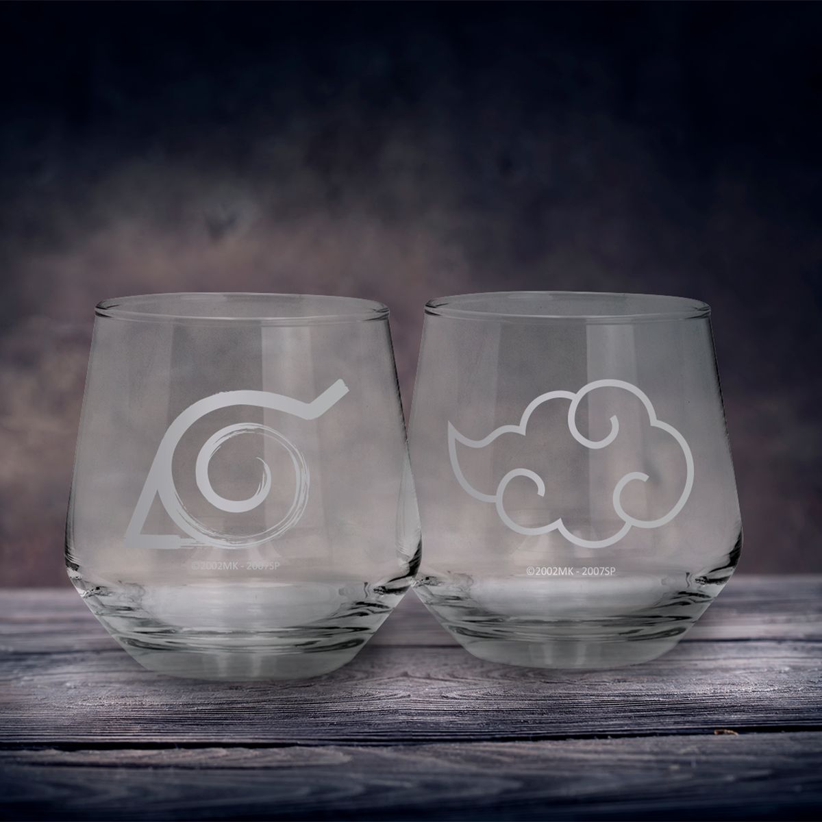 Naruto - Konoha &amp; Akatsuki - Set of 2 - Glasses