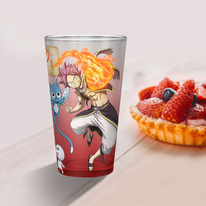 Fairy Tail - Natsu, Lucy, Happy & Plue - XXL-Trinkglas