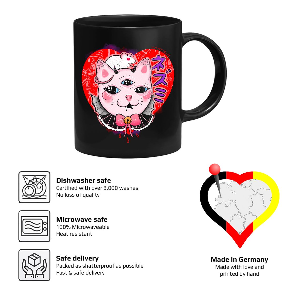 Vampidett - Vampimouse and Dracumeow - Tasse | yvolve Shop