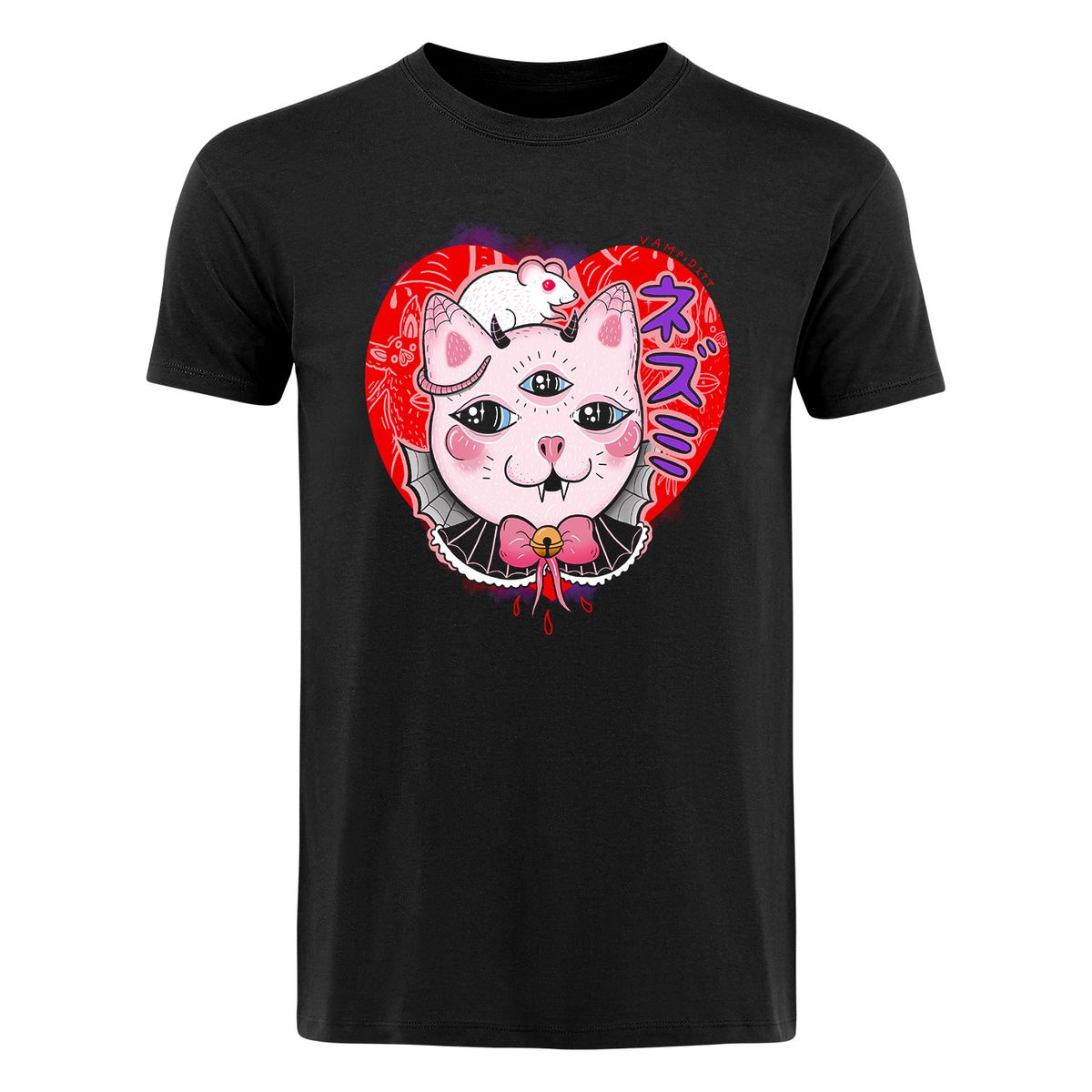 Vampidett - Vampimouse and Dracumeow - T-Shirt
