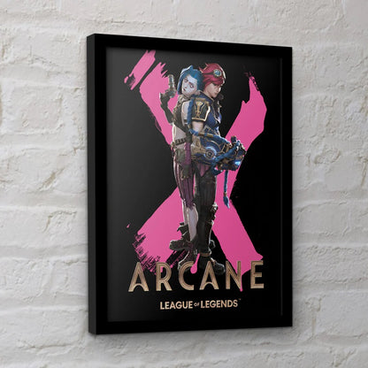League of Legends - Arcane Duo - Gerahmter Kunstdruck