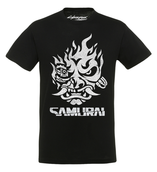Cyberpunk 2077 - Samurai Black/White - T-Shirt
