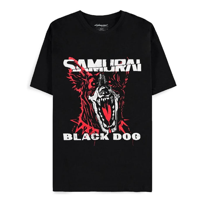 Cyberpunk - Black Dog Samurai Album - T-Shirt
