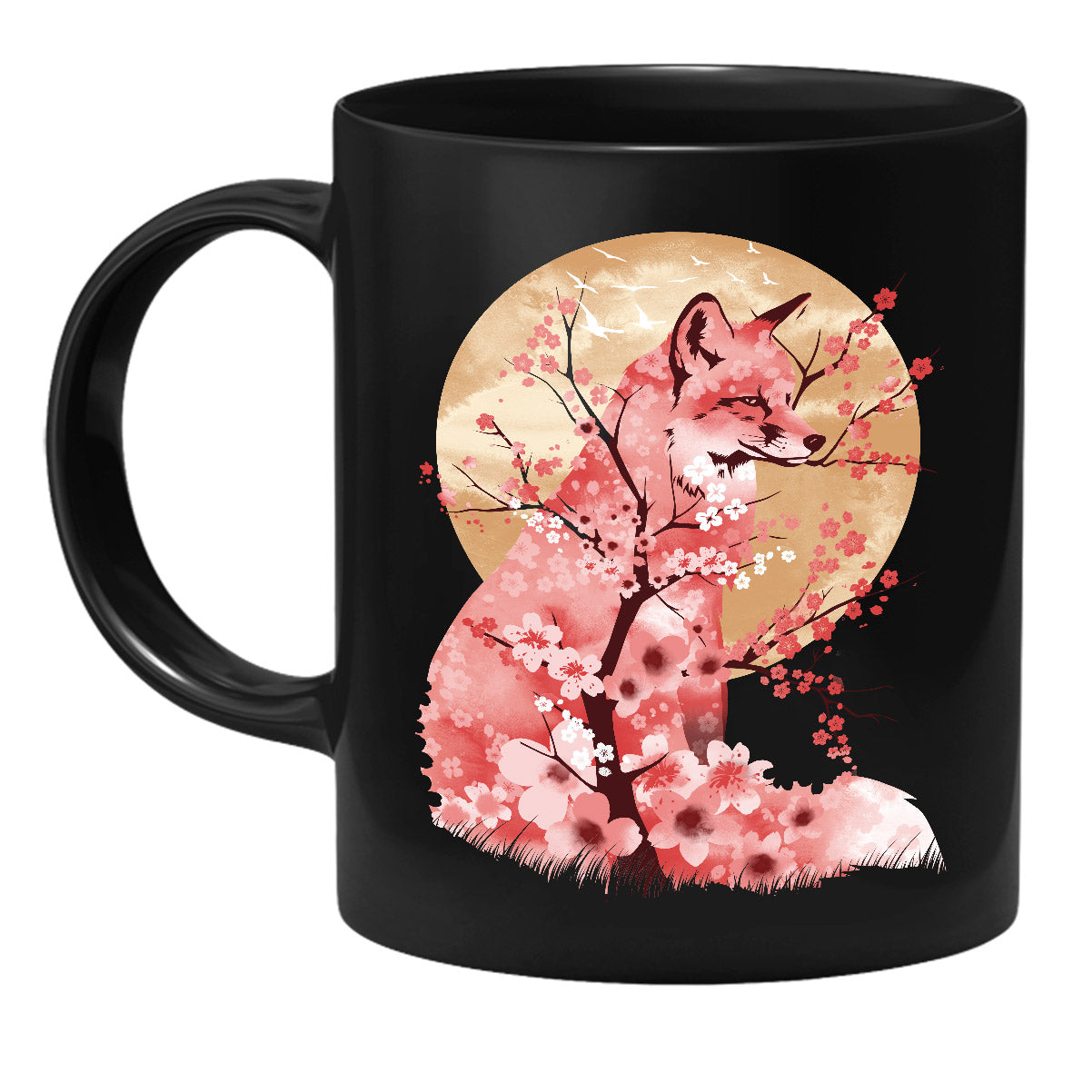 Dan Fajardo - Fox Cherry Blossoms - Tasse