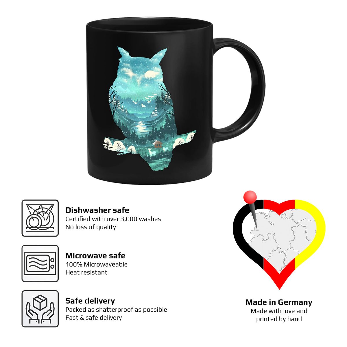 Dan Fajardo - Owl Fly - Tasse