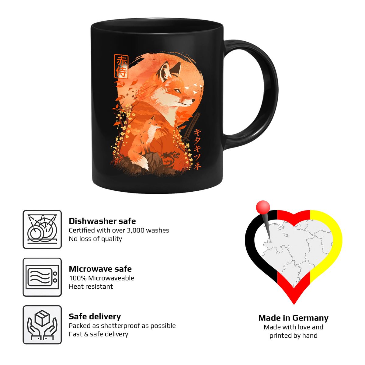 Dan Fajardo - Red Fox - Mug