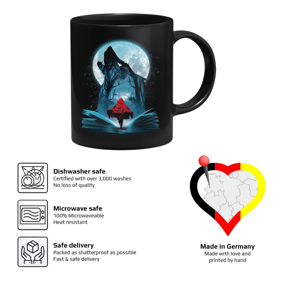 Dan Fajardo - Book Red Riding Hood - Tasse