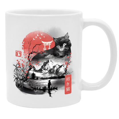 Dan Fajardo - Cherry Blossom Cat - Mug