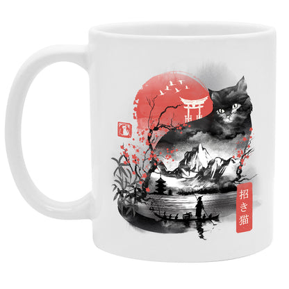 Dan Fajardo - Cherry Blossom Cat - Mug