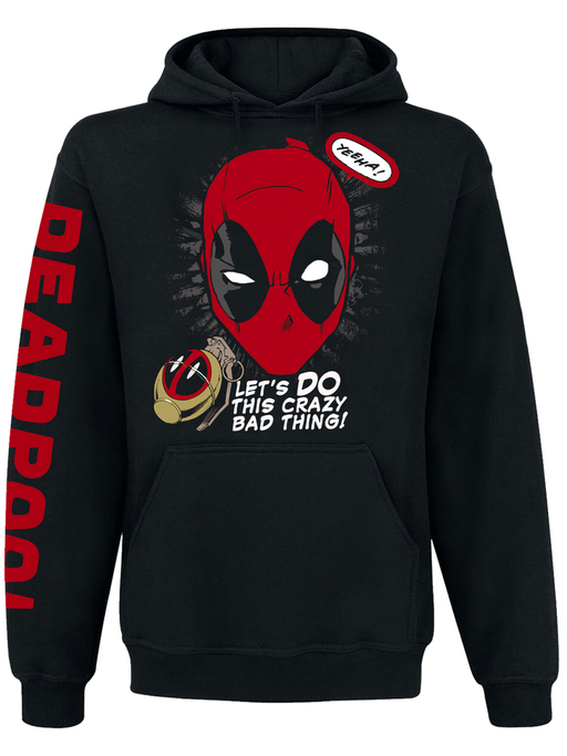 Deadpool - Crazy Bad Thing - Hoodie | yvolve Shop