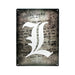 Death Note - L - Metallschild | yvolve Shop