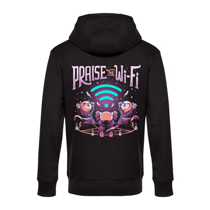 Eduardo Ely - Praise the Wi-Fi - zip hoodie