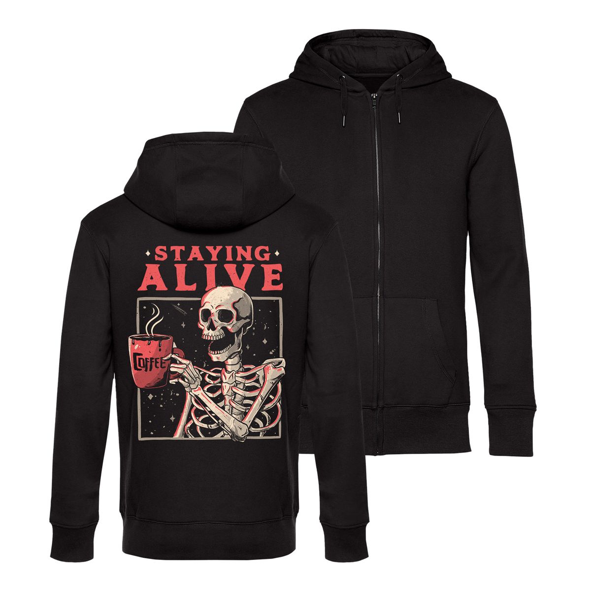 Eduardo Ely - Staying Alive - Zip-Hoodie