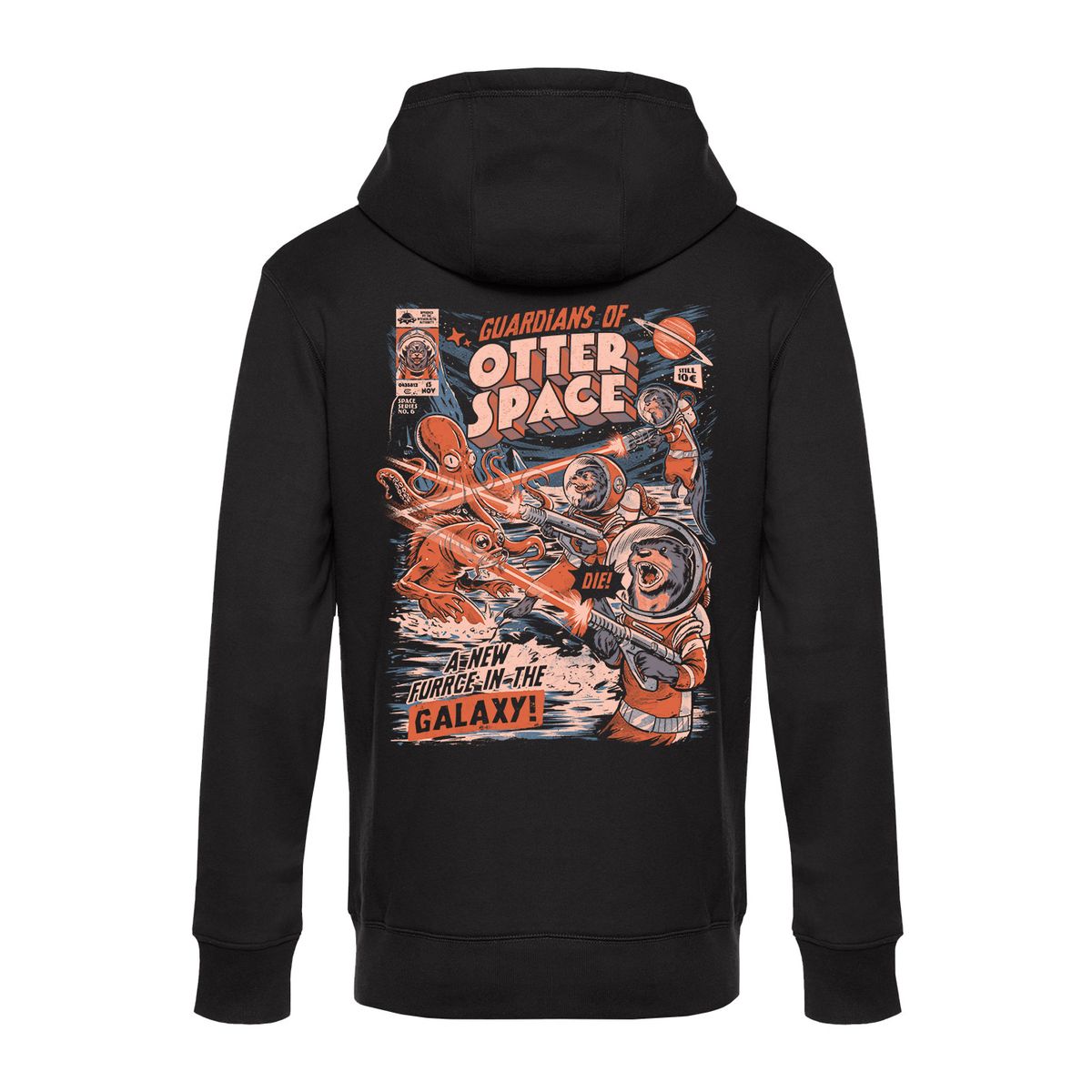 Eduardo Ely - Guardians of the Otter Space - zip hoodie
