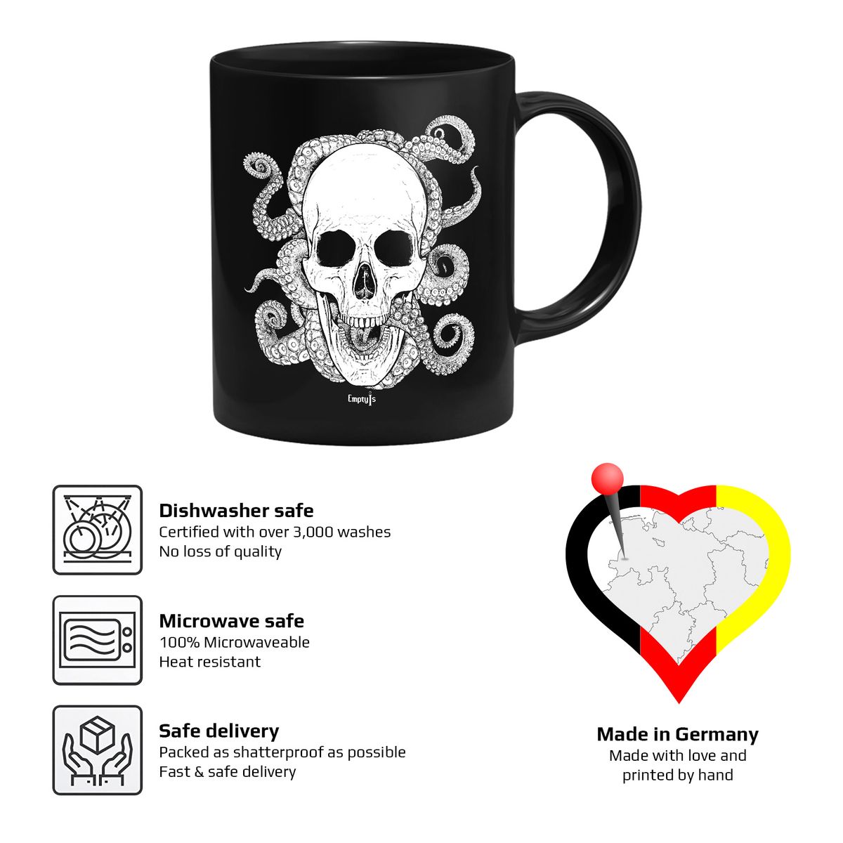 empty_i.s - Tentacle Skull - Tasse