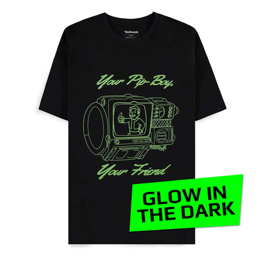 Fallout - Pip-Boy - T-Shirt - leuchtet im Dunkeln