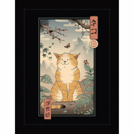 Vincent Trinidad - Edo Cat - Gerahmter Kunstdruck | yvolve Shop