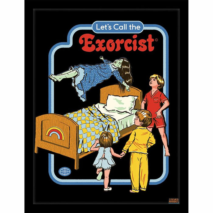 Steven Rhodes - Let's Call the Exorcist - Gerahmter Kunstdruck | yvolve Shop