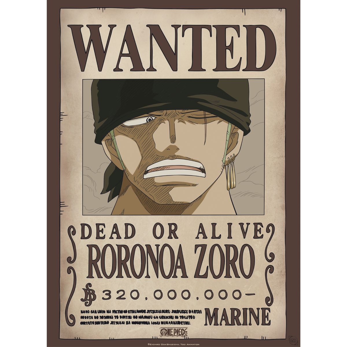 One Piece - Wanted Zoro & Sanji - 2 poster set – yvolve Shop