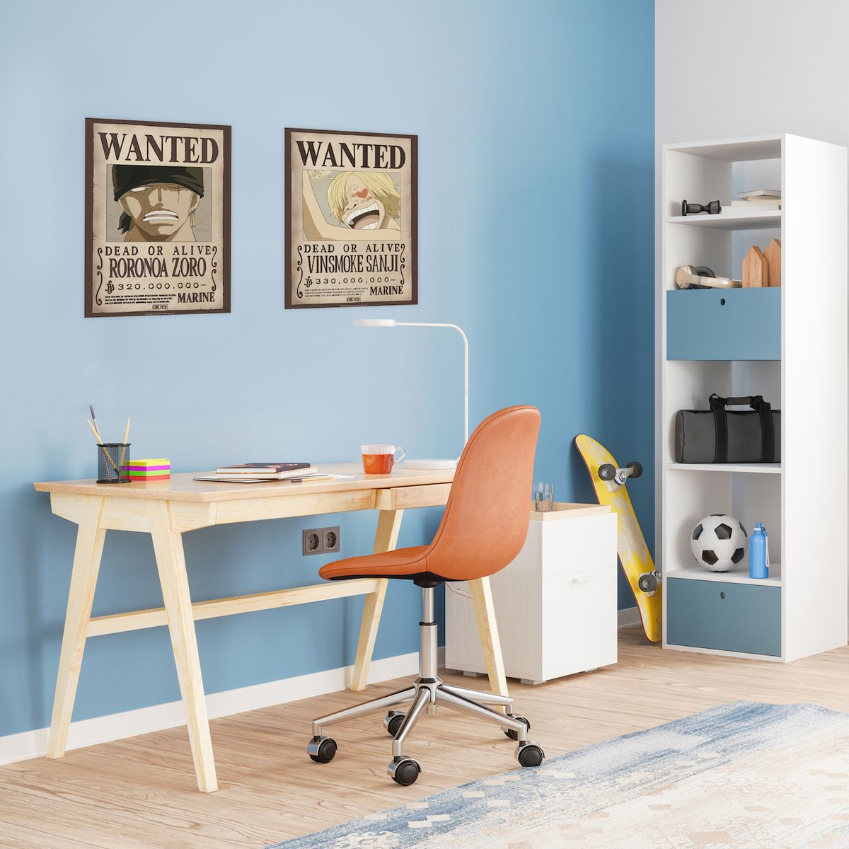 One Piece - Wanted Zoro &amp; Sanji - 2 poster set