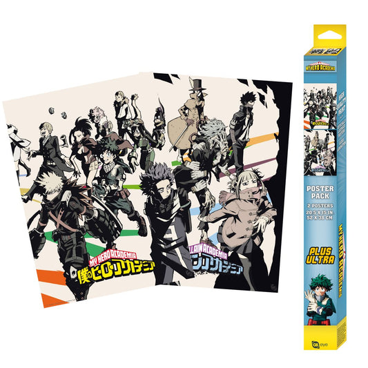 My Hero Academia - Heroes and Villains - 2 Poster-Set