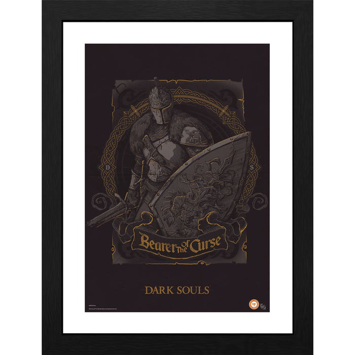 Dark Souls - Bearer of the Curse - Gerahmter Kunstdruck