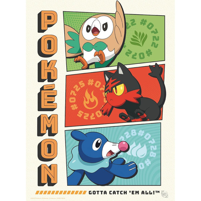 Pokémon - Starters - 9 Poster-Set | yvolve Shop