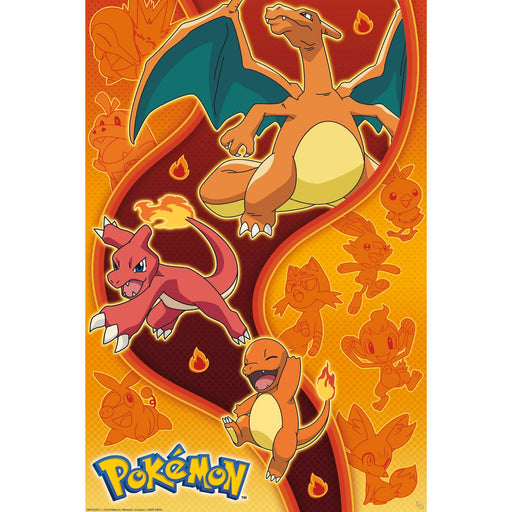 Pokémon - Fire Type - Poster | yvolve Shop