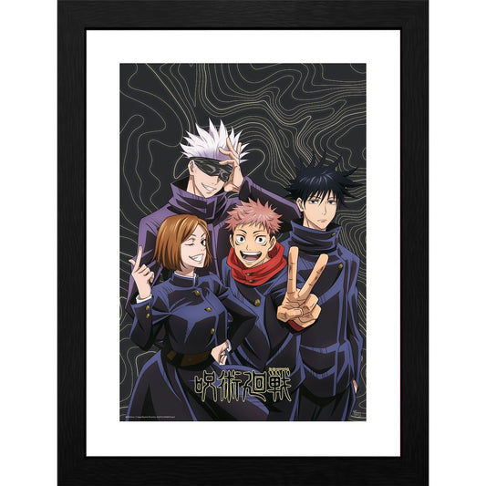 Jujutsu Kaisen - Team picture - Gerahmter Kunstdruck
